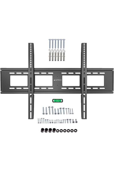 Aztech Super Heavy-duty Portable TV Trolley Stand and Wall Mount