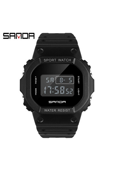 Choice ساعة SANDA G Style رقمية سوداء للرجال مقاومة للماء وساعة رياضية للرجال...