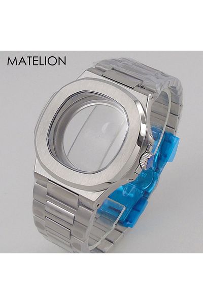 Choice only case-glass Fit for NAUTILUS Series Watches NH35 Watch Case for NH34 NH36 NH38 NH70 NH71 NH72 Mo