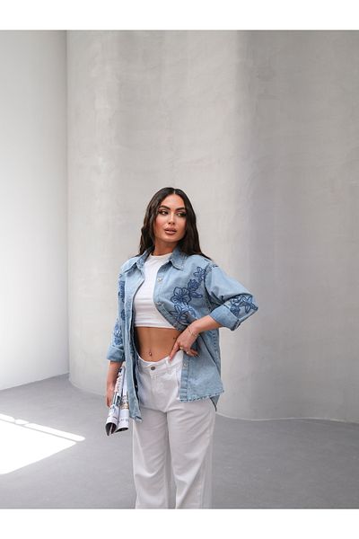 SOLİS MODA Cămașă de denim pentru femei