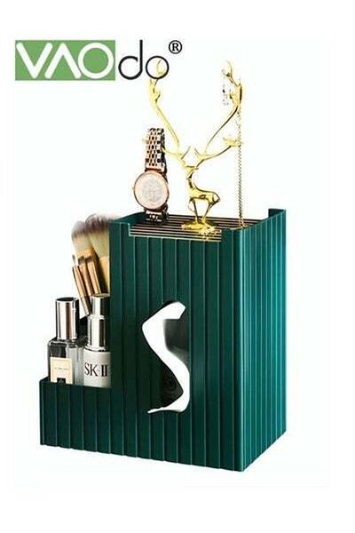VAODO 3 In 1 Multifunctional Tissue Holder Box Antlers Can Hang Jewelry Jewelry Storage Box Tissue Box