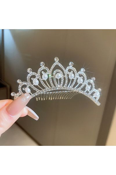 Choice HH3467-5 Rhinestone Crystal Hair Comb Crowns For Women Queen Headbands Princess Hair Accessories Bri