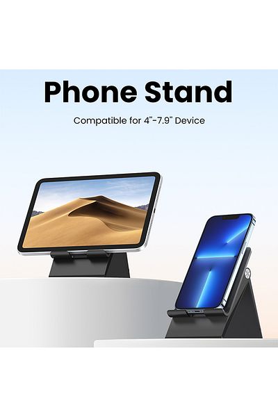 Ugreen Suport pliabil pentru telefon și tabletă cu înălțime reglabilă, negru