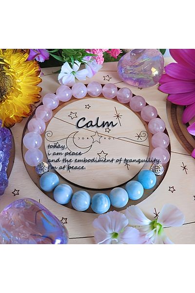 Choice MULTI 20cm 1PC/Calm and Soul Healing Bracelet Rose Quartz Beaded Bracelet Jewelry Gift