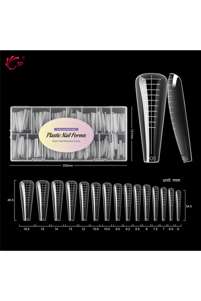 Choice مجموعة E-150 قطعة من قوالب تمديد الأظافر المزدوجة سريعة البناء من جل ا...