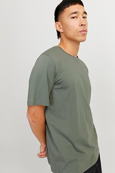 Jack & Jones Erkek Bisiklet Yaka Basic Tisört - Organic