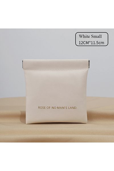 Choice White Small 2025 Closed Bullet Bag Mini PU Earphone Storage Bag Candy colored Coin Bag Zero Wallet L