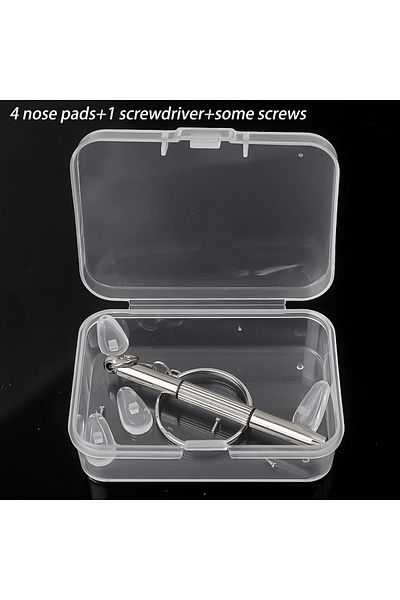 Choice 4pcs 20Pcs/Set Silicone Glasses Nose Pad Airbag Soft Air Non-Slip Air Cushion Boles with Screws Scre