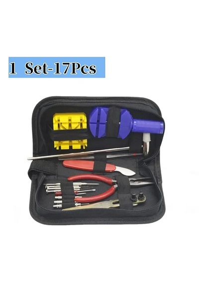 Choice 1 Set-17Pcs Tools For Repairing Watches Watch Maintenance Adjusting Watch Straps Replacing Batteries