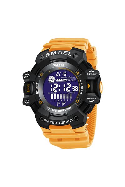 Choice Orange 2023 Men Watches Luxury Man Military Watch SMAEL 8050 Waterproof Big Dial Fashion LED Backlig