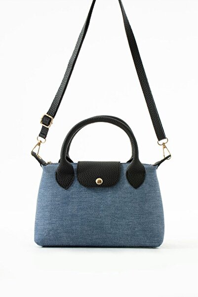 themoiss Geantă de mână, braț și umăr cu curea lungă Moiss bleumarin Tiger