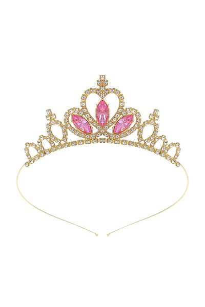 Choice Crown7 Kids Rhinestone Tiara Princess Headband for Girls Birthday Accessories Bridal Crystal Crown T