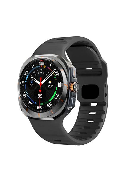 Choice Galaxy Watch 7 Ultra Black For Samsung Galaxy Watch 7 Ultra Strap 47mm Accessories correa Sport Sili