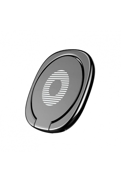 Baseus Suport magnetic pentru telefon cu deget inelar Privity și funcție de suport - Negru