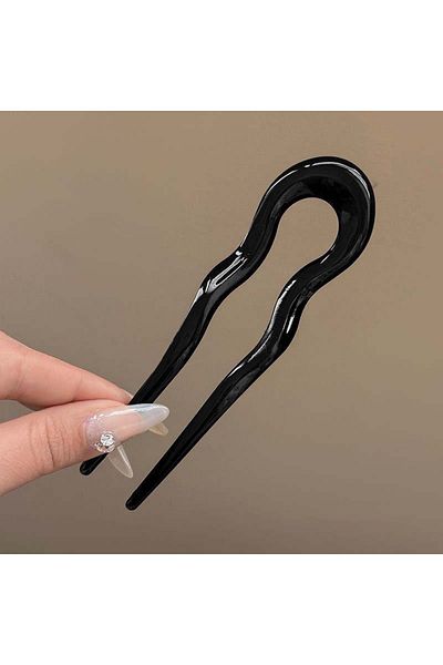 Choice 03 U-Shaped Hair Fork Fashion Tortoiseshell Acetate Hairpin Geometric Design Headwear Hair Sticks Wo