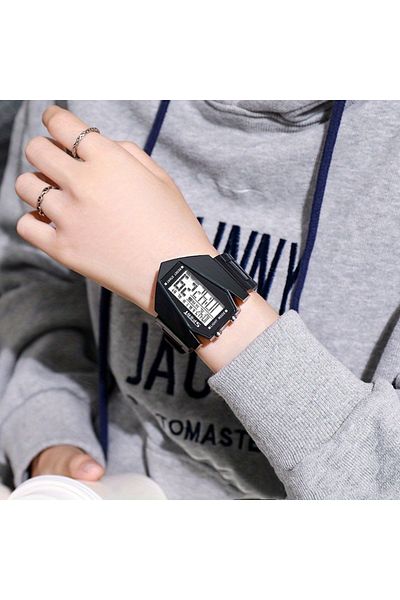 Choice Black Multi-function aircraft watch junior high school students junior high school boys and girls sp