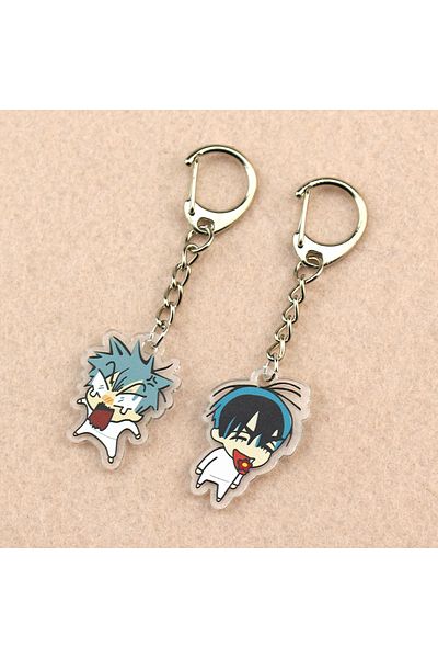 Miniso K934-set Cartoon ALIEN STAGE IVAN & TILL Dangle-dangle Keychain Acrylic Chain for Pants Woman Key Ri