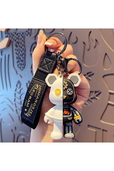 Choice 2 Mechanical Bear Keychain Pendant Figure Cartoon Keychain Pendant