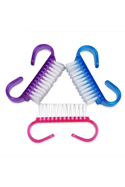 Choice 5 Pcs/set Color Random Hot Sales Nail Cleaning Clean Brush Tool File Manicure Pedicure Soft Remove