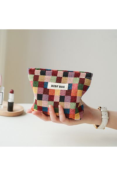Choice 5 Women's cosmetic bag, small color, large capacity cosmetics, lipstick, storage bag, portable coin.