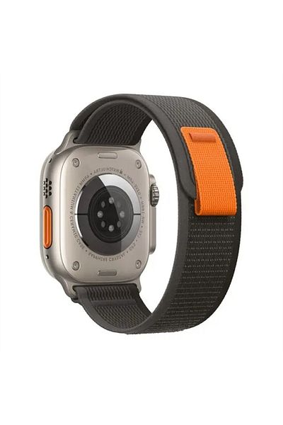 Choice S10-46 42 44 45 49mm Black grey Strap for Apple Watch Band 49mm 45mm 44mm 40mm 41mm 42mm 38 46mm Nyl