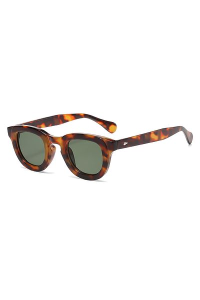 Choice hawksbill green New Sunglasses Oval Frame Thick Frame Personality Fashion Multi color Sun Glasses Cl