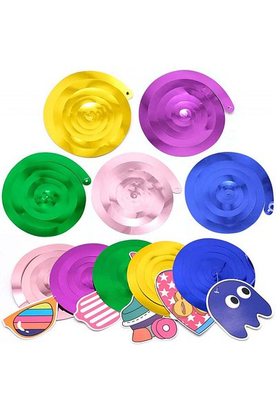 YHSKJCD party decoration set, foil/cardboard, multicolor, 30 pieces