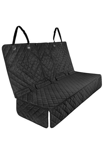 Elindor Car seat cover, protection of animals, dogs and cats, waterproof, non-slip, black 133x44x56 cm