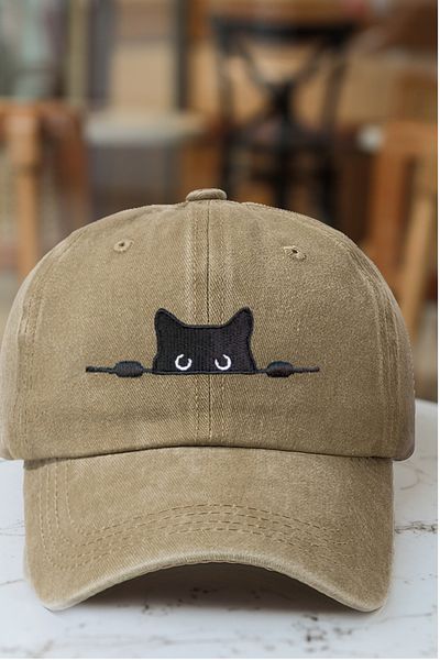 CAP BROS Curious Cat Vintage Hat