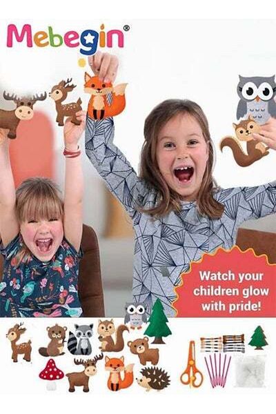 MEBEGIN All-inclusive Animal Craft Kits, Animal Arts and Crafts, DIY Felt Crafts, Educational Sewing Set