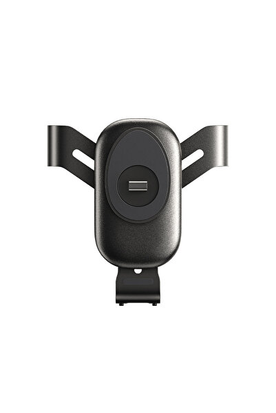 Joyroom Uchwyt samochodowy grawitacyjny na telefon na kratkę nawiewu - czarny