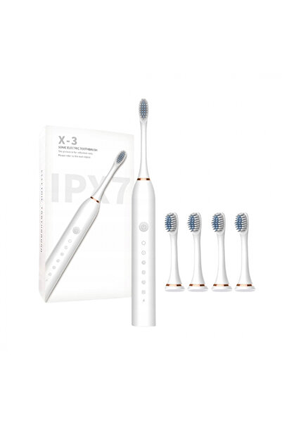 OEM Periuță de dinți electrică cu 4 capete, albă