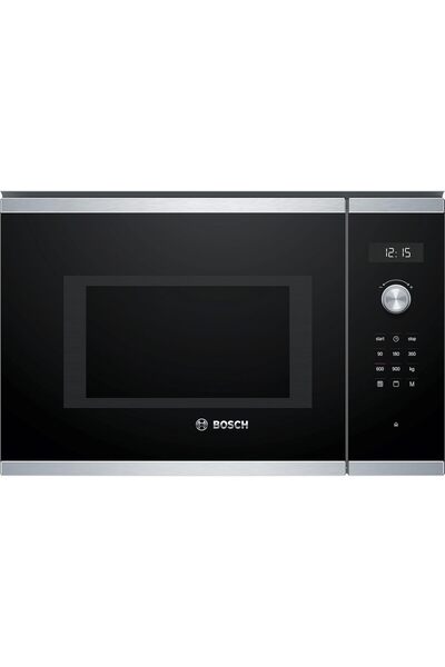 Bosch Stainless Steel Built-In Microwave 59x38 cm, 25 Liters, BEL554MS0M