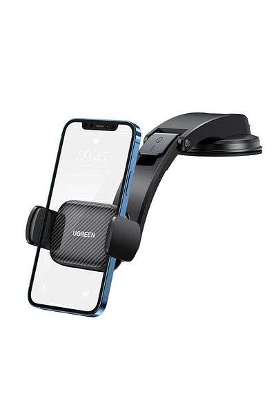 Ugreen Suport telefon auto cu clemă pentru parbriz, negru