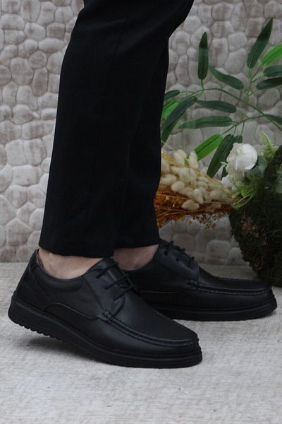 Polaris Comfortable Casual Lace-Up Casual Sports Shoes Black