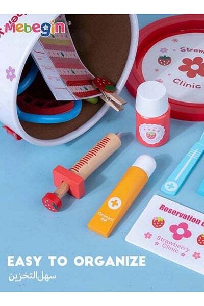 MEBEGIN 17Pcs Doctor Role Play Set, Fun Play-Act Kids Doctor Kit, Pretend Medical Themed Playset