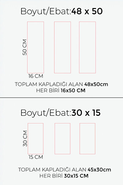 Evinemoda Renkli Yapraklar 3 Parça Mdf Tablo