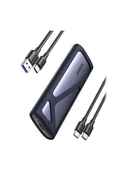 Ugreen Carcasă SSD M.2 USB 3.2 Gen 2 SuperSpeed USB 10Gbps gri