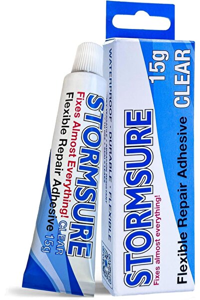Stormsure أنبوب لاصق مرن للإصلاح 15 جرام - لاصق متين مقاوم للماء، متعدد الأغر...