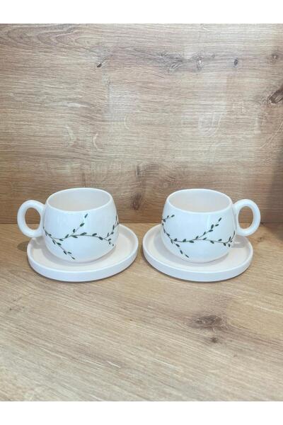 seramondo 2'li Bahar Dalı Kahve Fincanı