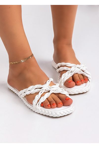 starlike Women's white slippers A093