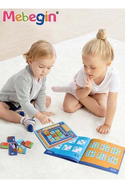 MEBEGIN 4 In 1 Magnetic Sudoku Game with 100 Puzzles & 36 Chessman, Fun Preschool Learning Activities