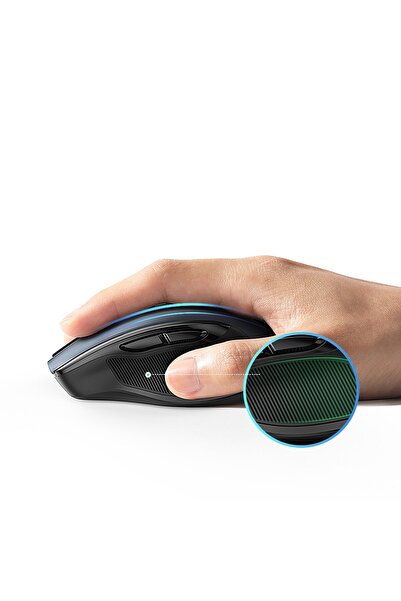 Ugreen Mouse optic wireless USB 2.4GHz / Bluetooth 5.0 4000 DPI negru