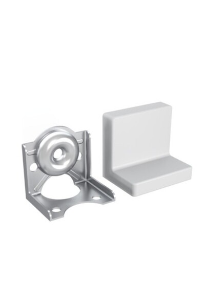 Hafele Dolap Askı Elemanı 10 Adet - Dolap Duvar Montaj Aparatı Beyaz