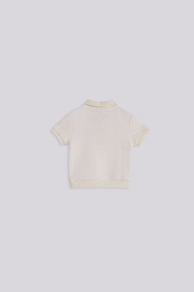 GB Baby Baby Boy Ecru Tshirt