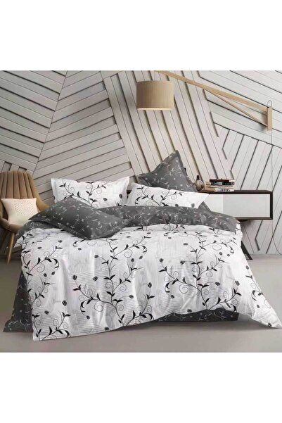 Patul Σατέν Βαμβακερό Λευκό, Θείο, 2 Άτομα, Διπλό Κρεβάτι, 4 Τεμάχια