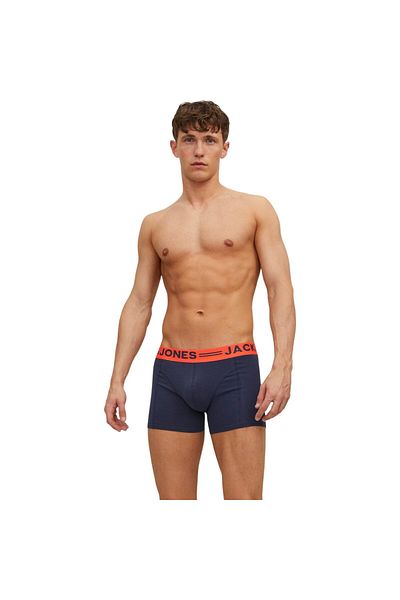 Jack & Jones Boxeri JACK &JONES Clichfield 3 perechi - 12113943-Burgundy