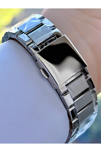 Ferrucci Function Erkek Kol Saati – Yeşil Kronograf Kadran, Takvimli, Gümüş Metal Kordon