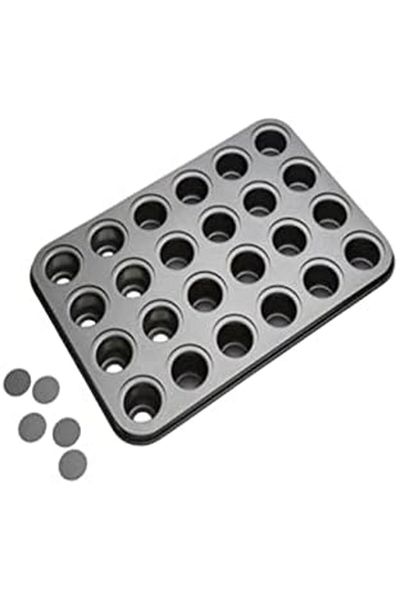Türkiye Nonstick Muffin Cheesecake Pan 24 Cup with Removable Bottom lids Cupcake Baking tray Mini Cheesecake