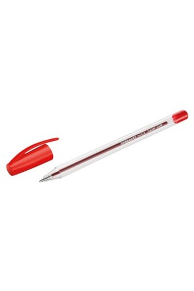 Pelikan Stick Ballpoint Pen, Material Plastic, Color Red, Red Ink, Box of 12 Pieces